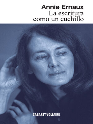 cover image of La escritura como un cuchillo